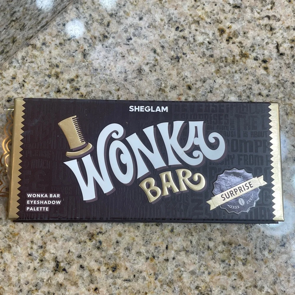 Wonka Bar Neutral Matte Shimmer Glitter Eyeshadow Palette